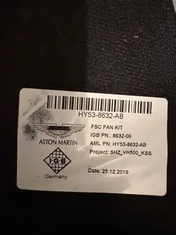 Pièce Aston Martin OEM HY53-8632-AB d'occasion