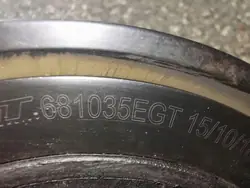 Poulie vilebrequin OEM 681035EGT pour Citroën C4 I