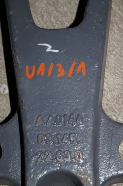 BPW 03.145.22.63.0 Bladfjädarplatta Vänster Begagnad