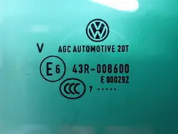Vitre Portière Arrière Droite OEM 5NA845026A VW Tiguan II