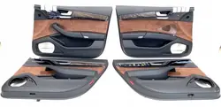 Pannelli Porta AUDI A8 D4 4H Lift Alcantara Marrone