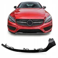 Moldagem do para-choques dianteiro direito Mercedes W205 C205 AMG 14-21 A2058852600 Preto