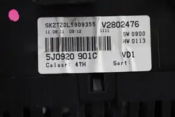 Cuentakilómetros Skoda Fabia II 2007-2014 OEM 5J0920901C