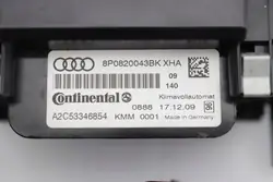 Klimatanläggningspanel OEM 8P0820043BK för Audi A3 8P