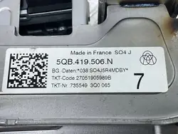 Colonne de direction Skoda Kodiaq I OEM 5QB419506N