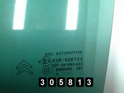 Begagnad Citroen C3 dörrglas OEM AM-305813