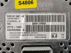 Écran de navigation OEM 28091EP000 pour Nissan Qashqai II