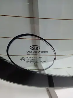 Vitre arrière OEM 003510 pour Kia Pro Ceed (2007-2012)