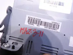 Panel de Radio Mazda 3 II 2010 OEM BDA466AH0A