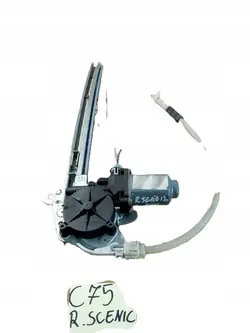 Mecanismo de janela elétrica traseira direita Renault Scenic