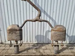Dubbel Avgasljuddämpare OEM 13229746/13229747 Opel