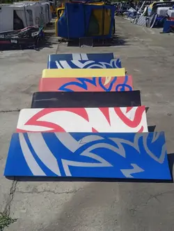OEM SPOILER LEWY Vänster hytspoiler för Scania R