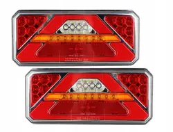 Coppia Fanali Posteriori LED Freccia Dinamica 5 Funzioni