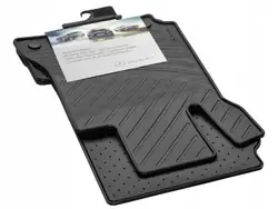 Zwarte vloermatten set Mercedes C Klasse Sedan W204 A20468010019G33