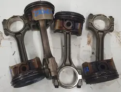 Saab 207R Kolben & Pleuel Set - Gebrauchte OEM Teile