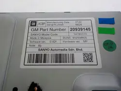 OEM 20939145 PLW Navigointinäyttö Opelille