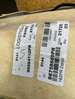 OEM 96758689PR Plafonnier Panorama Peugeot 508 SW