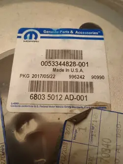 Bromsskiva Jeep Grand Cherokee 350mm Bak 53344828 68035012AD