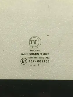 Citroen OE vänster bakruta OEM 43R001167