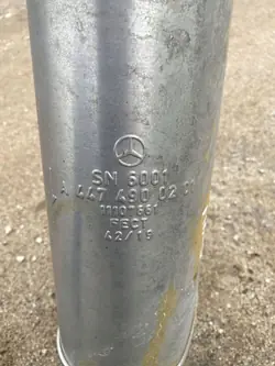 Mercedes-Benz OE A4474900201 Bakre ljuddämpare