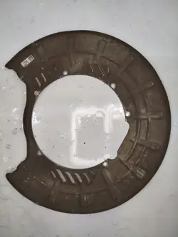OEM 7P5609403F Bromsskydd Vänster Bak Porsche