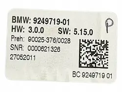 Panneau climatisation BMW OEM 9249719 - Occasion