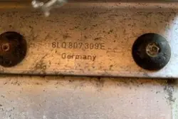 Viga de para-choque traseiro AUDI A3 (8L1) 8L0807309E