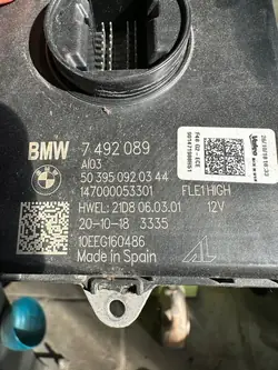 Module de Contrôle des Lampes BMW X1 F48 MINI F56 OEM 7492089