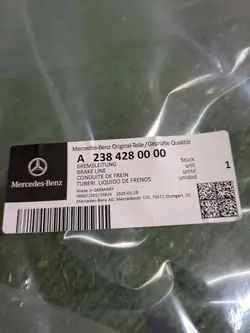 Mercedes OE A2384280000 Línea Freno Acero 5m