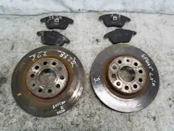OEM TARCZA HAMULCOWA KLOCKI PRZÓD SKODA SUPERB II 288 mm FHU_PARTS