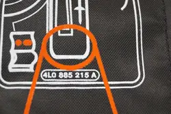 Audi A5 Sportback hiihtosuojus OEM 4L0885215A