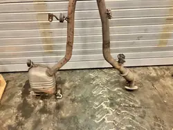 Komplett avgasljuddämpare OEM A1724910700 Mercedes