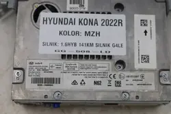 Hyundai Kona I Lift 2022 Navigationsdisplay OEM 96560CM600