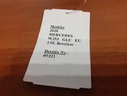 Arbre de boîte Mercedes-Benz GLC OEM 2534103301