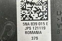 Verrou de porte arrière gauche VW ARTEON 5NA839015E