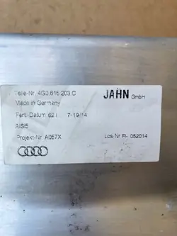 Réservoir d'air Audi A6/A7 OEM 4G0616203C 2010-2018