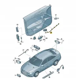 Audi Oven Lamppu OEM 4G0919173A - Käytetty