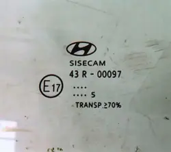 OEM SZYBA DRZWI PRZEDNIA PRAWA HYUNDAI I20 II 3 DRZWI 2014-2020