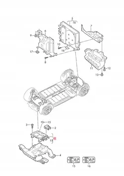 OEM 1EA907190G Inversor para VW ID.3/ID.4 & Skoda Enyaq