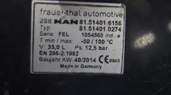 Secador de tanque de aire 35L OEM 81514010274 para MAN TGX TGA TGS