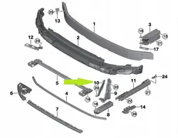 Support de montage BMW X1 F48 F39 MINI F55 Droit OEM