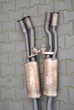 Silencieux Central Échappement Audi OE pour A8 D3 6.0 W12