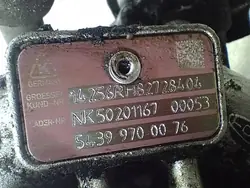 Käytetty turboahdin OEM 54399700076 Nissan Qashqai