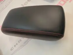 Käsinoja OEM X85005902BL Musta Nahka Punainen Sauma