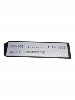 VW Polo nyckelsats OEM 6N5800375E - Begagnad
