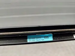 Vänster Karosslist Piano Svart OEM 8R0853703E