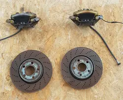 MERCEDES E W207 Front Brake Discs and Calipers Set OEM