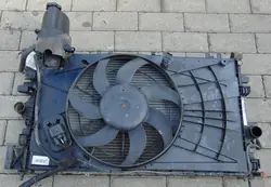 Kylsystemets vattenkylare med fläkt Opel Insignia A