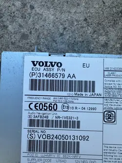 Reproductor CD Volvo OEM 31466579 para V40 II, V60, S60 II