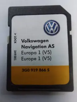 VW Golf VII 2018 Navigationskarten CD/DVD OEM 3G0919866S
